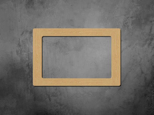 istock closeup of empty photo frames on the concrete wall 971391530