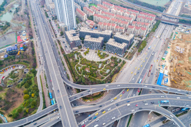 istock Aerial View of highway 971392678