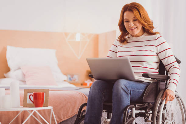 istock Happy young woman having video conference 971404180