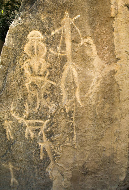 istock Prehistorical petroglyphs in Qobustan, Azerbaijan. 971409454