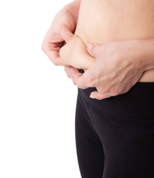 istock woman with fat belly 971423766