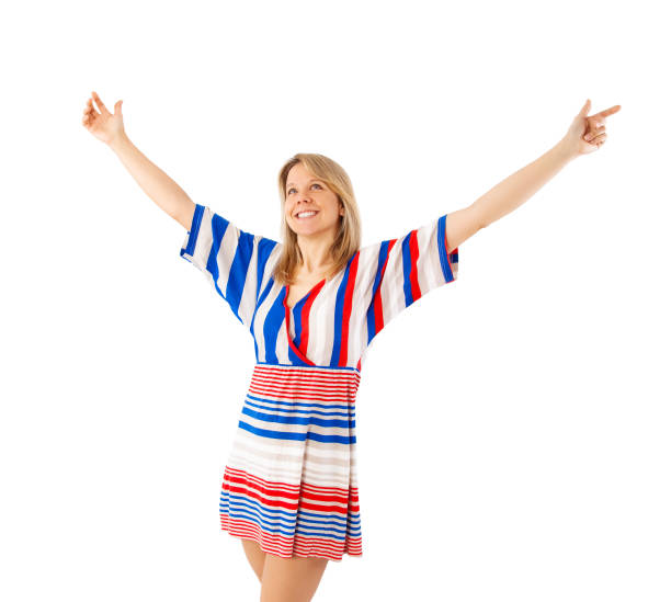 istock woman with raised arms 971426118