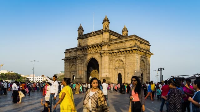 Gateway of India Mumbai, India time lapse