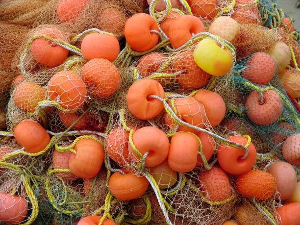 istock Fishing net close up, Kannur Kerala 971437572