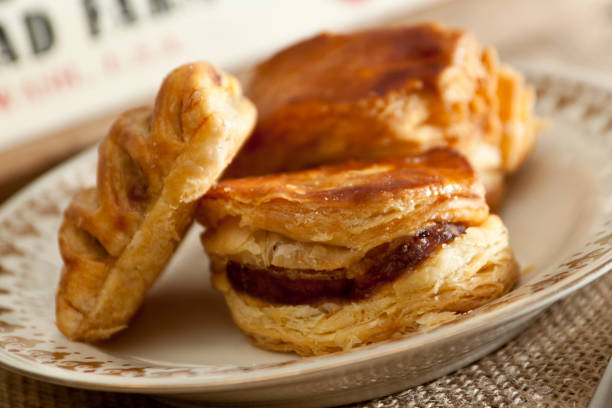 istock Baked Barbequed Pork Puff Pastry 971441510