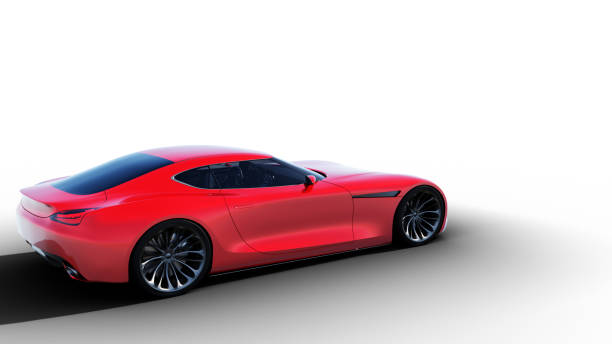 istock red sportscar studio shot 971451342