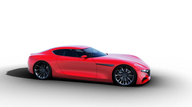 istock red sportscar studio shot 971451350