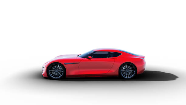 istock red sportscar studio shot 971451356