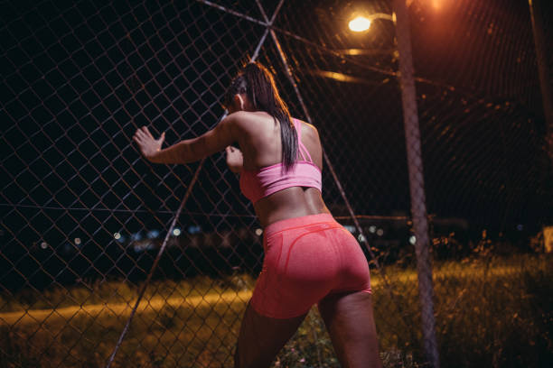 istock Fit girl taking a break 971455282