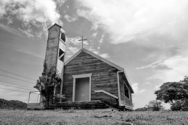 istock Abandoned very small church on Vieques Island 971489678