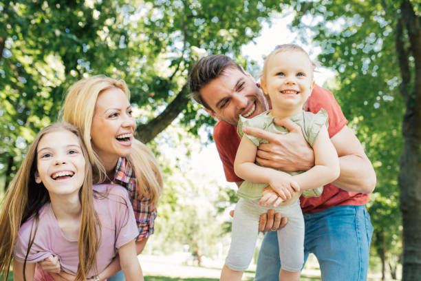 istock Happy young family smiling 971500274