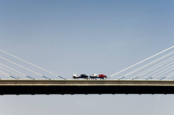 istock Cars over the bridge 97150386