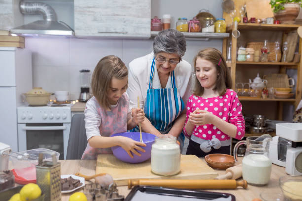 istock Baking a Cookies with Grandma 971548608