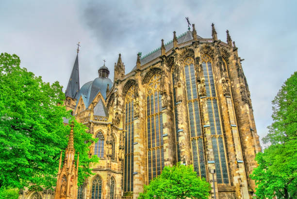 istock Aachen Cathedral, a UNESCO world heritage site in Germany 971556278