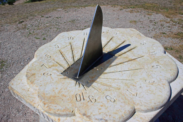 istock Dolomite Sundial with iron Needle 971567400
