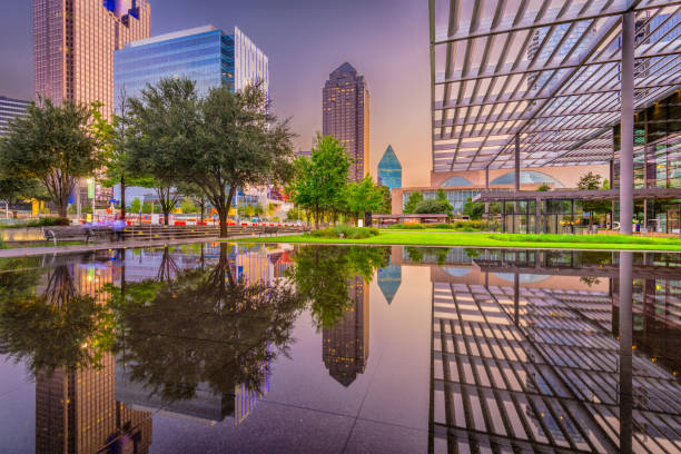 istock Dallas, Texas Cityscape and Plaza 971567562