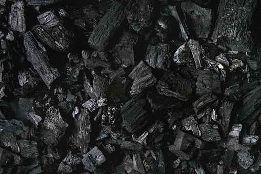 Fondo negro carbón photo