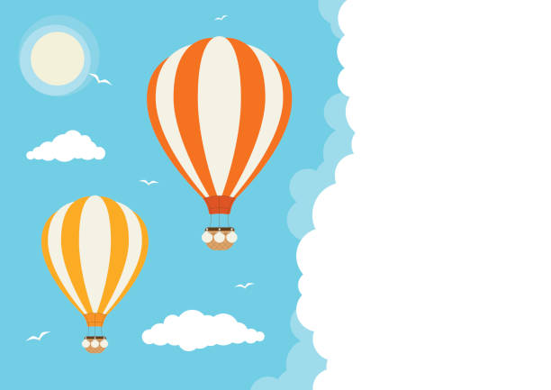 Cartoon Vector Hot Air Balloons Stock Illustration - Download Image Now - Hot  Air Balloon, Balloon, Illustration - iStock