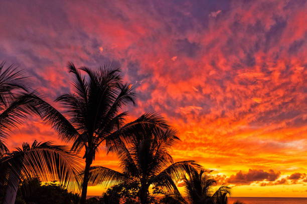 Sunset in Saint Lucia