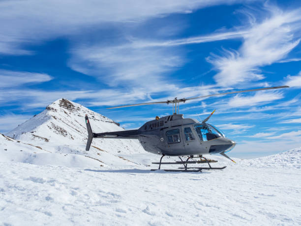 istock Helicopter in the mountains 971611226