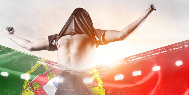 istock Portugal player celebrating goal 971624590