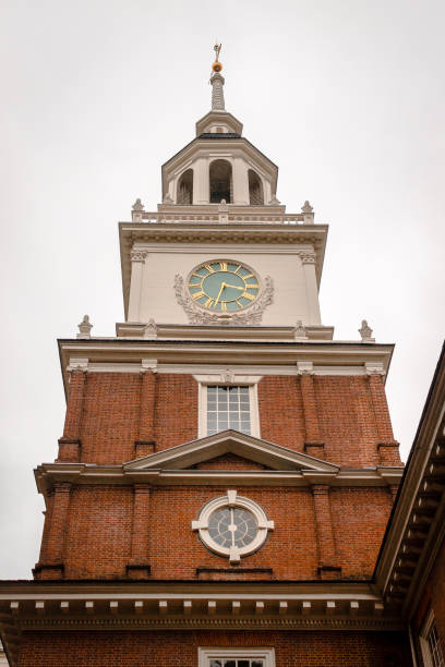 istock Clock tower on Independence Hall in Philadelphia PA 971629656