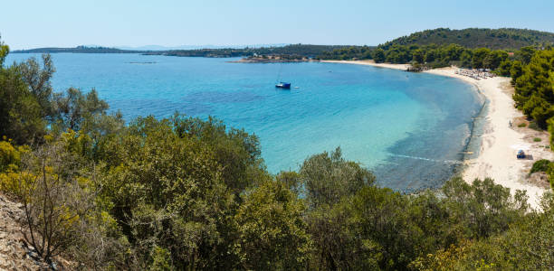 istock Aegean coast and beach, Sithonia, Greece. 971629700