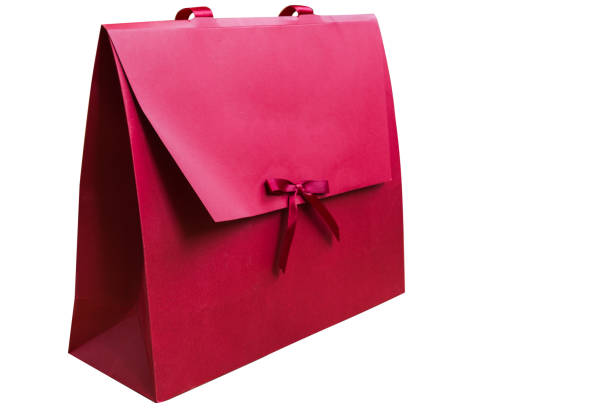 Mockup for design. Holiday gift red container
