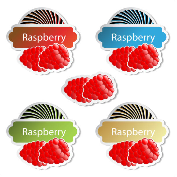 Oppy Label Raspberry 250+ Raspberry Strip Stock Photos, Pictures & Royalty-Free Images - iStock