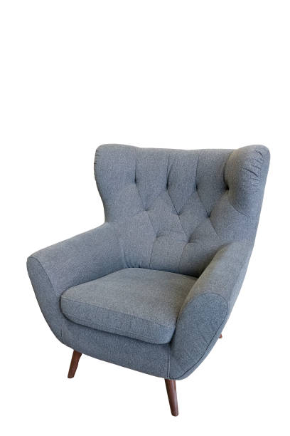 istock Modern gray armchair. 971654144