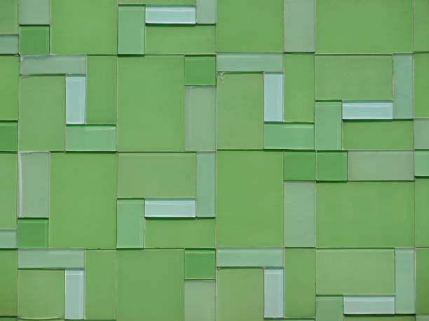 istock Green glass mosaic 971659424