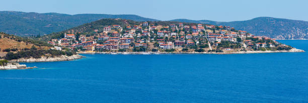 istock Summer sea coast (Halkidiki, Greece). 971662588