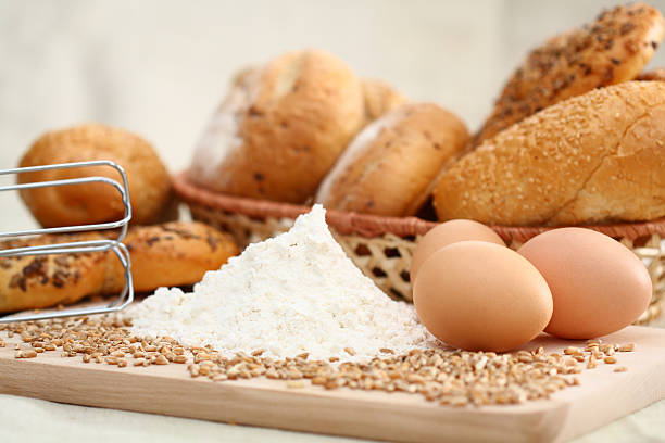 Assortment of bread stock photo