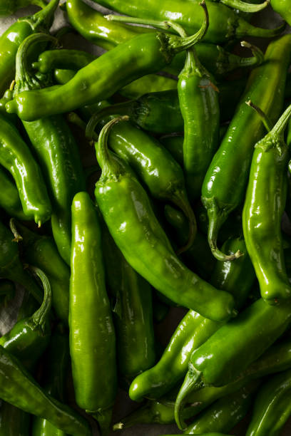 istock Raw Green Organic Shishito Peppers 971672906
