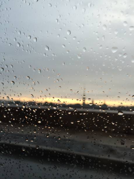 istock Water droplets on the glass 971682592