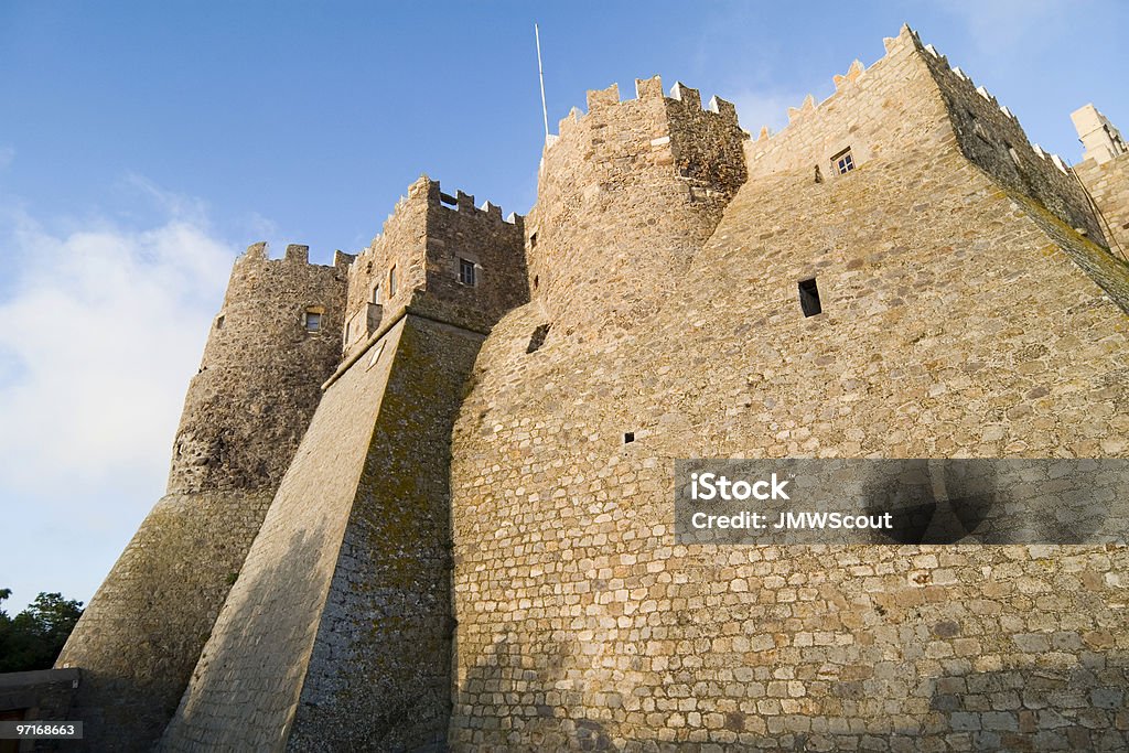 Festungsanlage umliegenden Monestary von St. John the Theologe Niebuhr - Lizenzfrei Patmos Stock-Foto