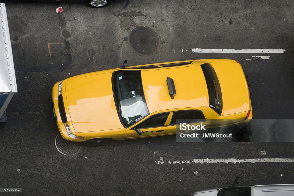 Taxi dall'alto - Foto stock royalty-free di Taxi