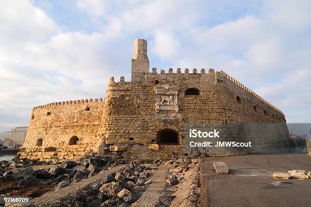 Koules Fortezza Veneziana Di Creta Heraklion - Fotografie stock e altre immagini di Fortezza - Fortezza, Grecia - Stato, Creta