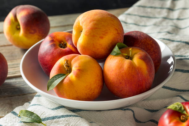 istock Raw Organic Orange Peaches 971688878