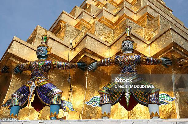 Golden Pagoda Bankog Stock Photo - Download Image Now - Animal, Asia, Bangkok