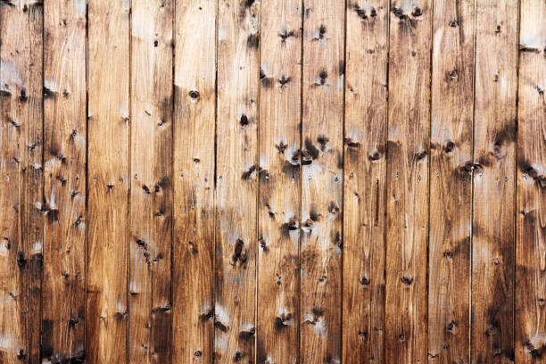 Old wooden window with shutters