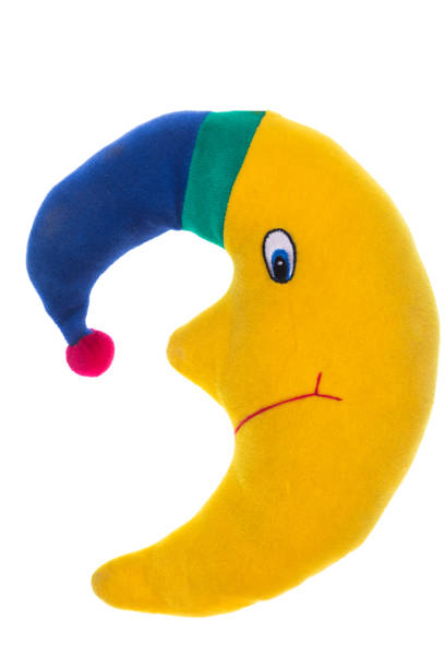 toy moon on a white background
