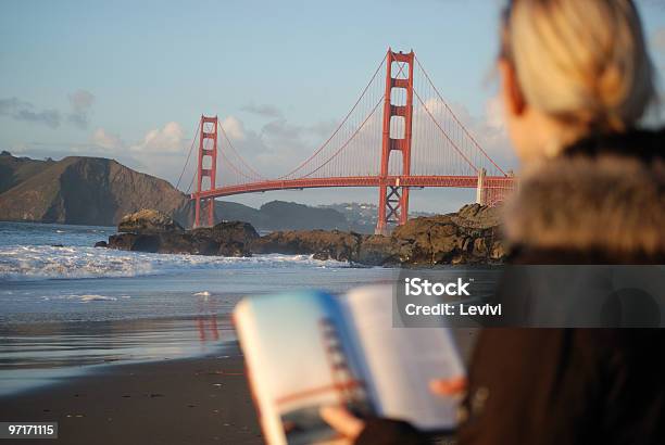 Golden Gate Bridge Sehenswürdigkeiten Stockfoto und mehr Bilder von Buch - Buch, Meer, San Francisco