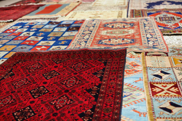 istock Rugs and Carpets lying on the floor 971748460