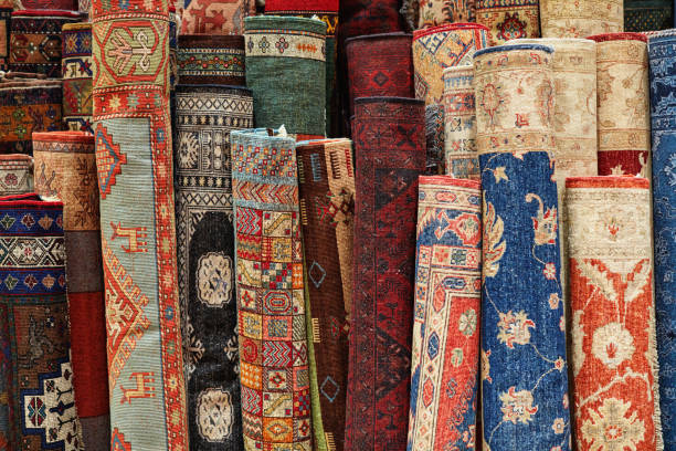 des tapis - rug carpet decor woven photos et images de collection