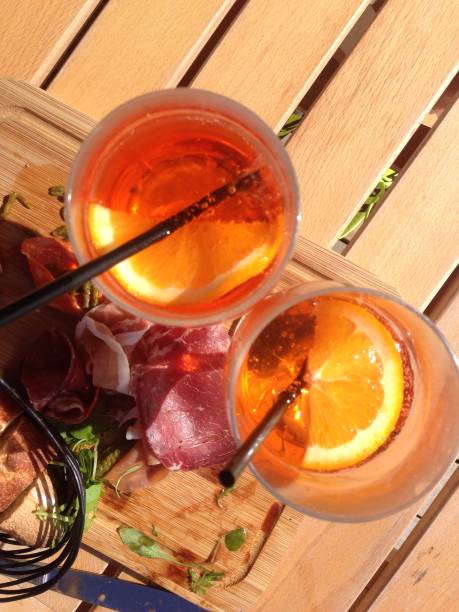 Cocktails and appetizers