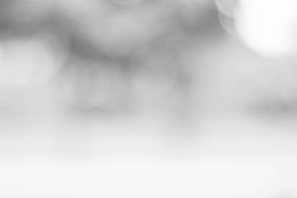 istock white blurred backdrop of nature, circle white wallpaper, gray bokeh background 971751324