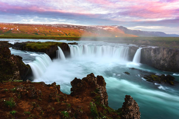 istock Godafoss waterfall on Skjalfandafljot river 971771552