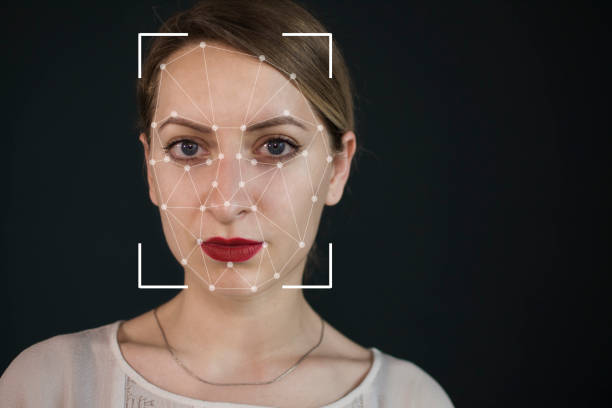 istock Young woman being face tracked 971784612