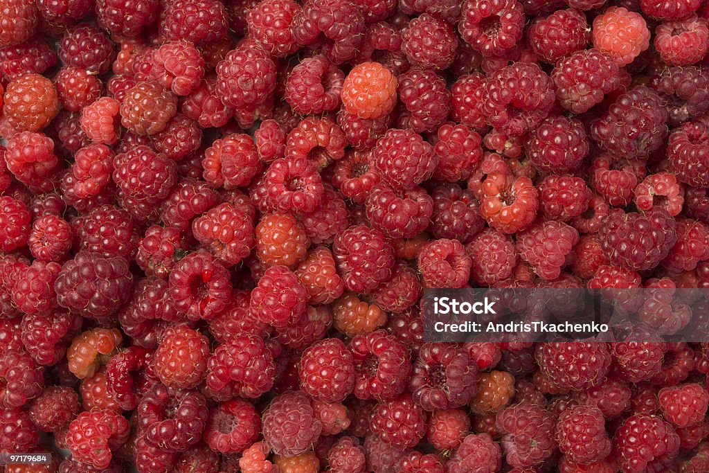 wild raspberries fondo - Foto de stock de Alimento libre de derechos